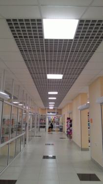 Светодиодные светильники ПСС-600 в БЦ Чичерина 37